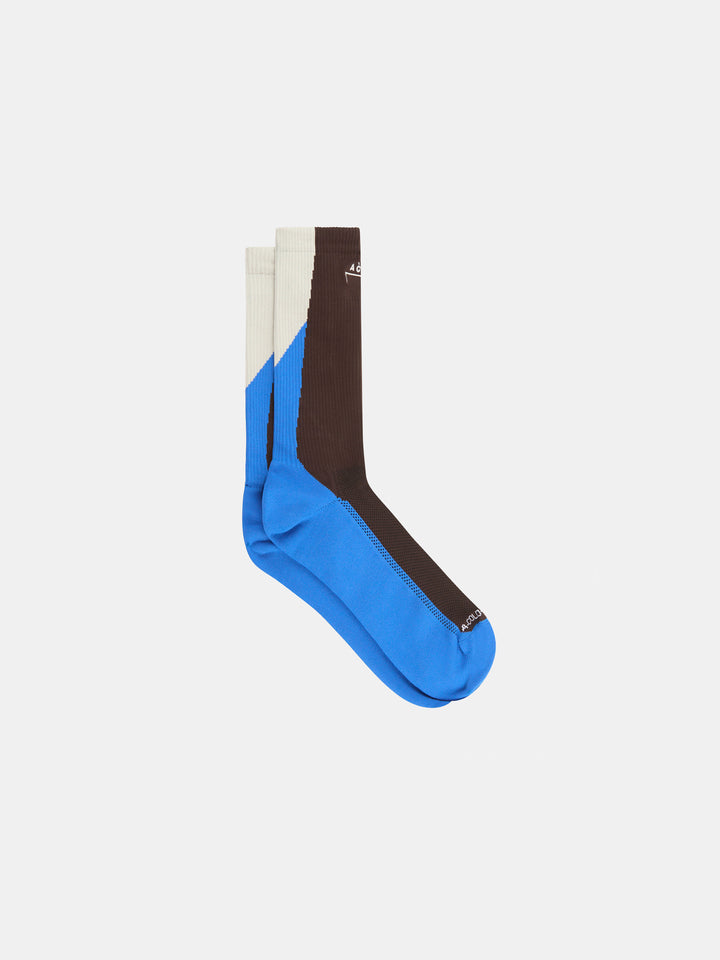 Overstitch Sock Blue House