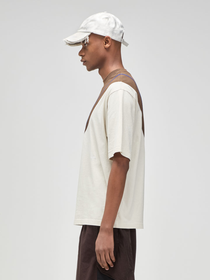 Spliced T-Shirt Rust