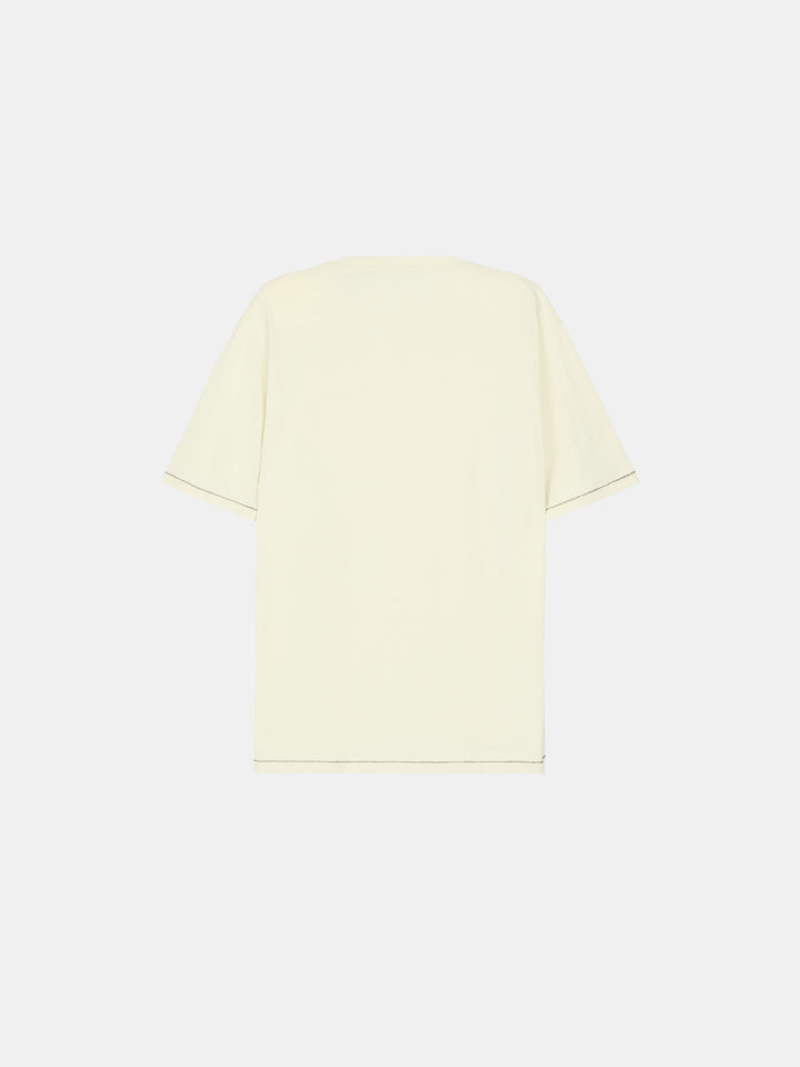 Serif T-Shirt Bone